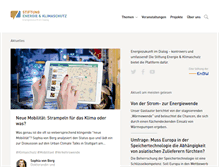 Tablet Screenshot of energieundklimaschutzbw.de